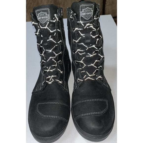 Harley-Davidson Men's Steinman 7-Inch Waterproof Motorcycle Boots D93696 Size 8M - Picture 10 of 10